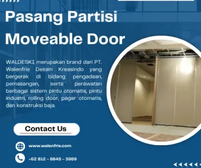 Pasang Partisi Moveable Door