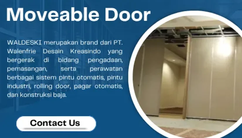 Pasang Partisi Moveable Door